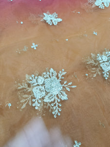 Mariab Duppta Embroidered Organza