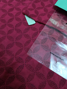 Mariab Fabric Luxe Schiffli Embroidered