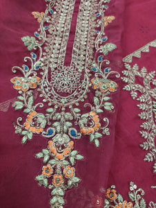Mariab Neckline & Sleeves Bunch pair