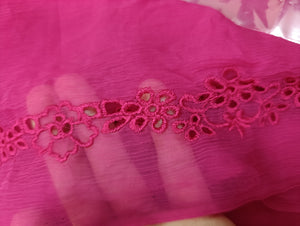 Mariab Duppta Luxe Chiffon Schiffli Embroidery