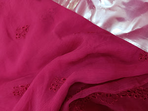 Mariab Duppta Luxe Chiffon Schiffli Embroidery