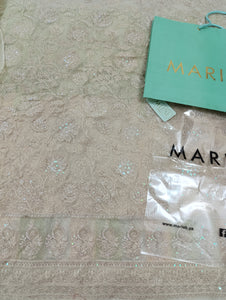Mariab Shirt Luxe Embroidered Chiffon