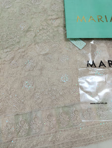 Mariab Shirt Luxe Embroidered Chiffon