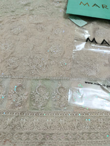 Mariab Shirt Luxe Embroidered Chiffon