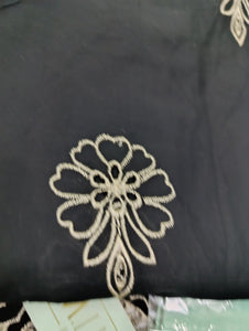 Mariab Shirt Luxe Schiffli Embroidery With Laser Cut