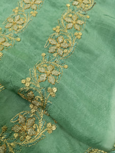 Mariab Patch Raw silk