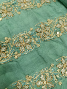 Mariab Patch Raw silk