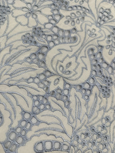 Mariab Shirt Luxe Schiffli Embroidery With Laser Cut