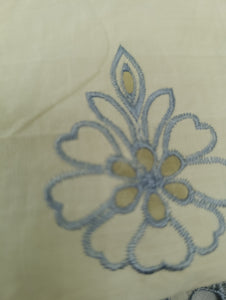 Mariab Shirt Luxe Schiffli Embroidery With Laser Cut
