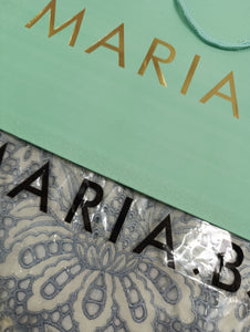 Mariab Shirt Luxe Schiffli Embroidery With Laser Cut