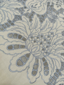 Mariab Shirt Luxe Schiffli Embroidery With Laser Cut