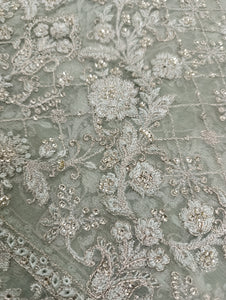 Mariab Fabric Luxe Embroidered Chiffon