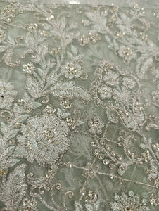 Mariab Fabric Luxe Embroidered Chiffon