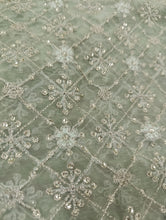 Load image into Gallery viewer, Mariab Fabric Luxe Embroidered Chiffon
