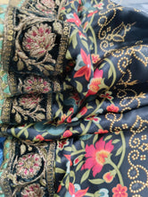 Load image into Gallery viewer, Mariab Saree Ready to Wear Pure Charemuse Silk

