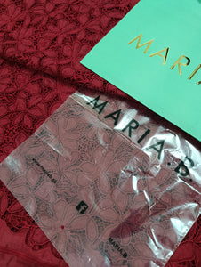 Mariab Fabric Luxe Schiffli Embroidery & Laser cut