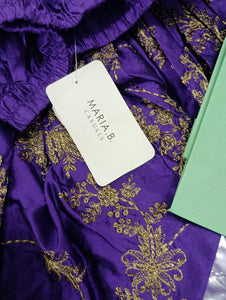 Mariab Shalwar Ready to Wear Embroidered Raw Silk
