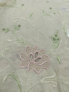 Mariab Fabric Luxe Lawn Embroidered