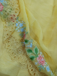 Mariab Saree Ready to Wear Embroidered Chiffon
