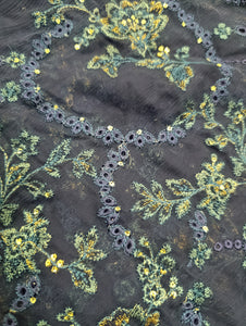 Mariab Fabric Luxe Chicken Kari  Chiffon