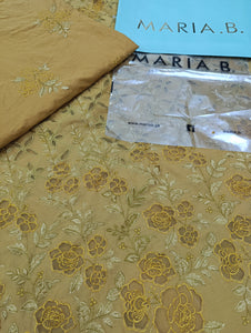 Mariab Shirt Luxe Laser Cut Embroidered Lawn