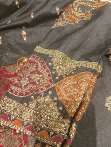 Mariab Saree Ready to Wear Banarsi Style