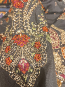 Mariab Saree Ready to Wear Banarsi Style