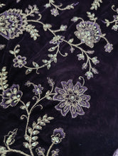 Load image into Gallery viewer, Mariab Fabric Luxe Embroidered Velvet
