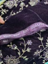 Load image into Gallery viewer, Mariab Fabric Luxe Embroidered Velvet
