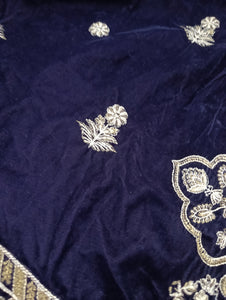Sohaye by Dinners Shawl Velvet Ready to wear
