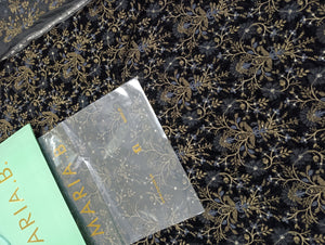 Mariab Fabric Luxe Embroidered Velvet