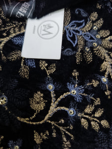 Mariab Fabric Luxe Embroidered Velvet