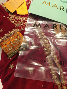 Mariab Frock Velvet Ready to wear