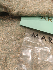 Mariab Fabric Luxe Zari Net