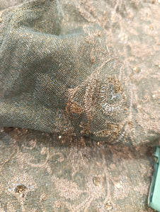 Mariab Fabric Luxe Zari Net