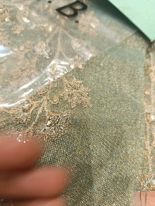 Mariab Fabric Luxe Zari Net