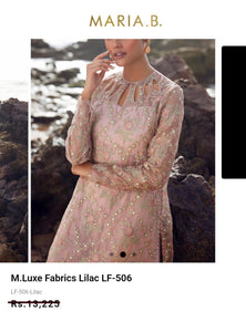 Mariab Fabric Luxe Zari Net