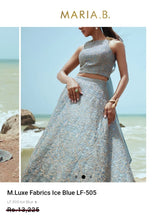 Load image into Gallery viewer, Mariab Fabric Luxe Zari Net
