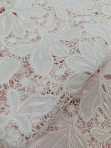 Mariab Fabric Luxe Schiffli Embroidery & Laser cut