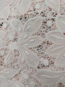 Mariab Fabric Luxe Schiffli Embroidery & Laser cut