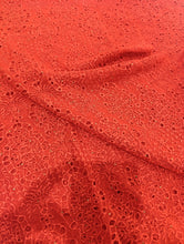 Load image into Gallery viewer, Mariab Fabric Luxe diamonties Schiffli chiffon
