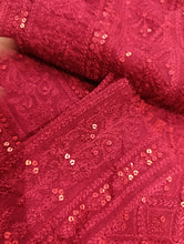 Load image into Gallery viewer, Mariab Fabric Luxe Chiffon Embroidered
