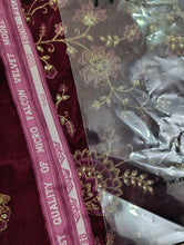 Load image into Gallery viewer, Mariab Fabric Luxe Embroidered Velvet
