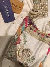 Load image into Gallery viewer, Mariab Blouse / Choli ready to wear raw silk

