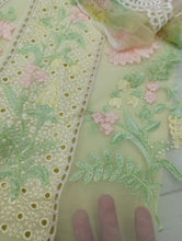 Load image into Gallery viewer, Mariab 3-Piece Embroidered Laser Cut
