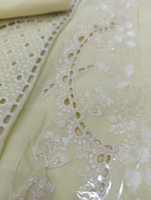 Load image into Gallery viewer, Mariab 3-Piece Embroidered Laser Cut
