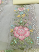 Load image into Gallery viewer, Mariab 3-Piece Embroidered Laser Cut
