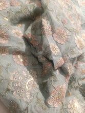Load image into Gallery viewer, Mariab Fabric Luxe Embroidered Chiffon

