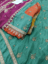 Load image into Gallery viewer, Mariab Fabric Embroidered Raw Silk
