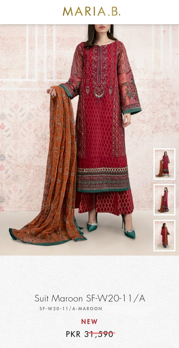 Mariab Duppta Ready To Wear Heavy